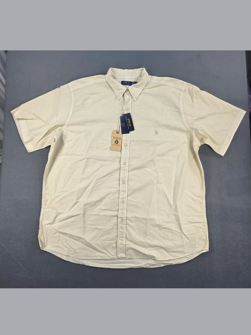 Polo Ralph Lauren Men's 3XLT Classic Fit Shirt Natural NWT